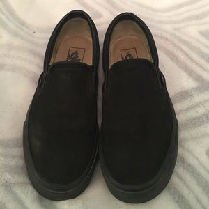 Black slip on vans